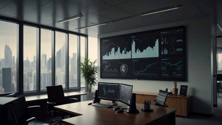 data analyst office room